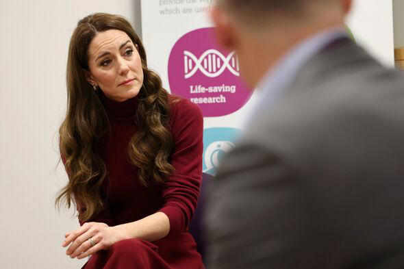 Princess kate at The Royal Marsden Hospital