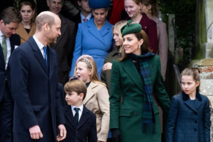 Kate's only daughter Princess Charlotte sported a piece of jewellery which set tongues wagging.