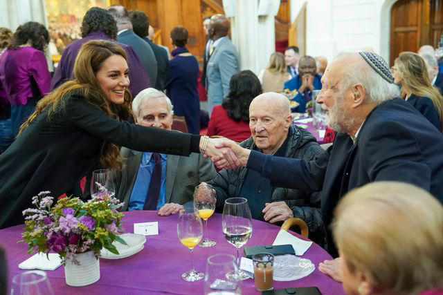 Arthur Edwards - WPA Pool/Getty Kate Middleton at ceremony commemorating Holocaust Memorial Day and the 80th anniversary of the liberation of Auschwitz-Birkenau on Jan. 27, 2025 in London.