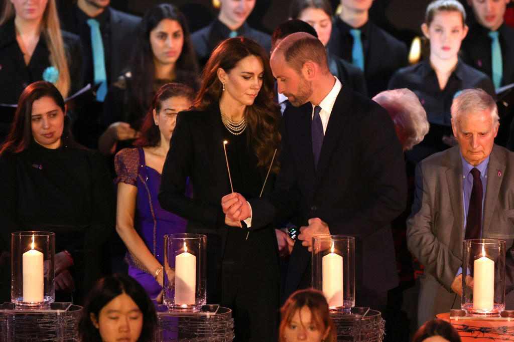 Caplan spoke about the special moment on Instagram, writing, “Today marks 80 years since the Holocaust, and as a Jewish owned brand we are honoured that the Princess of Wales chose to wear our necklace for today’s memorial to commemorate Holocaust Remembrance Day.” Getty Images