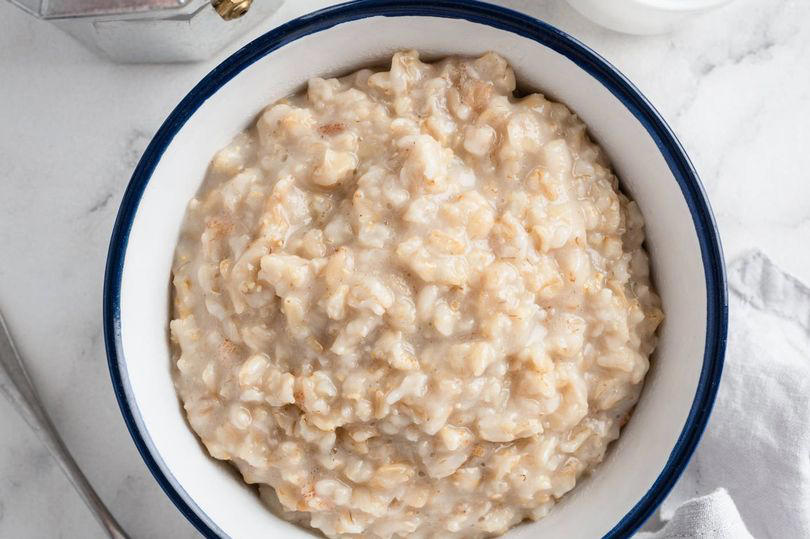 Oatmeal porridge bowl