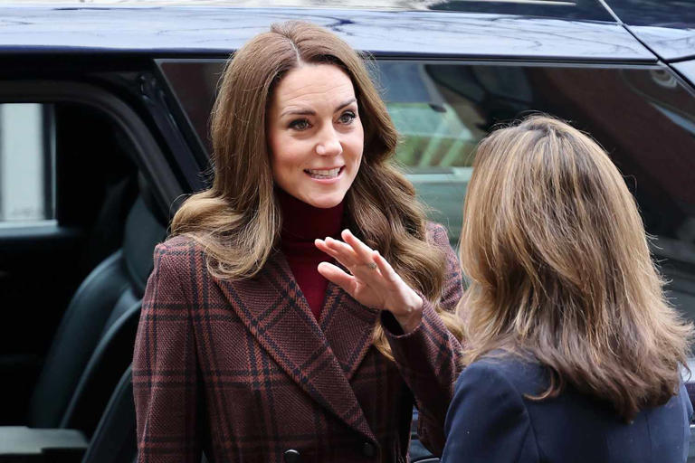 Chris Jackson/Getty Kate Middleton arrived at the Royal Marsden Hospital in London on Tuesday, Jan. 14