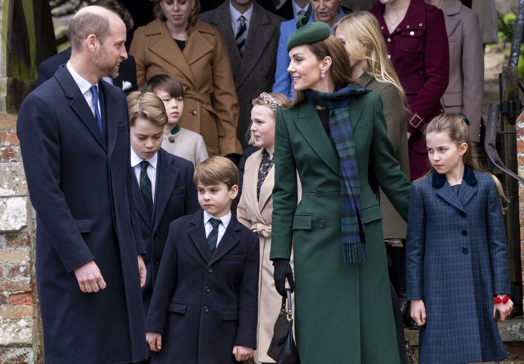 Prince William and Kate with Prince George, Princess Charlotte and Prince Louis