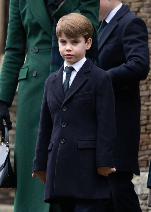 Prince Louis in a suit