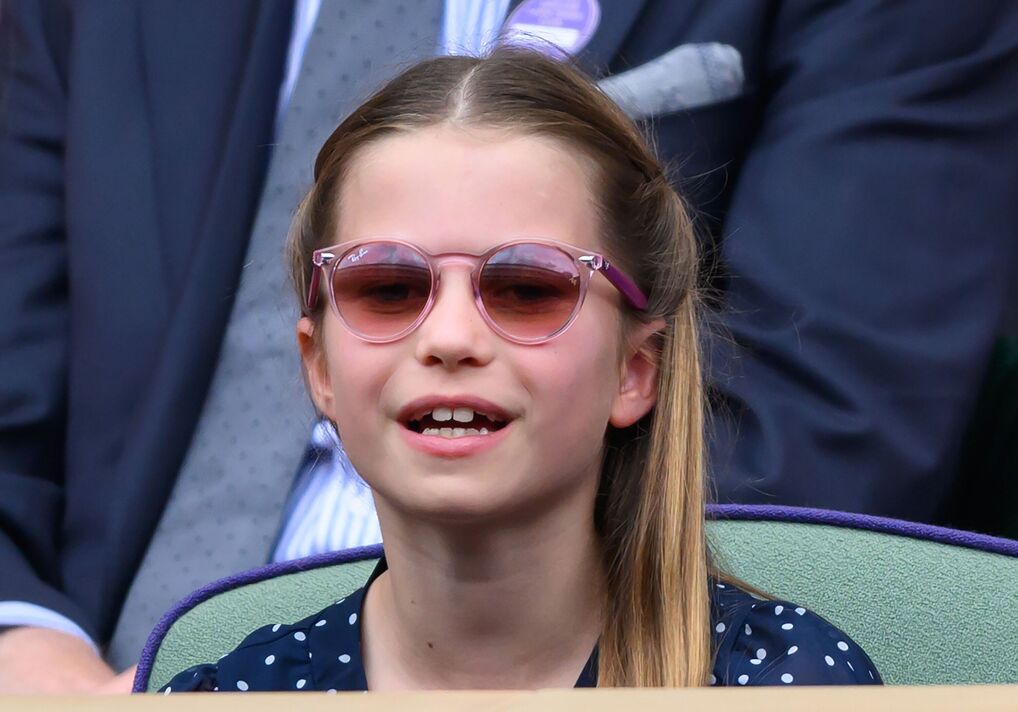 Princess Charlotte wearing sunglasses