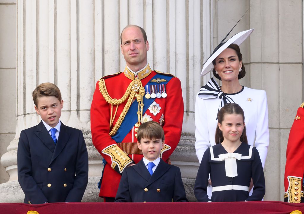 Wales family at Trooping the Colour