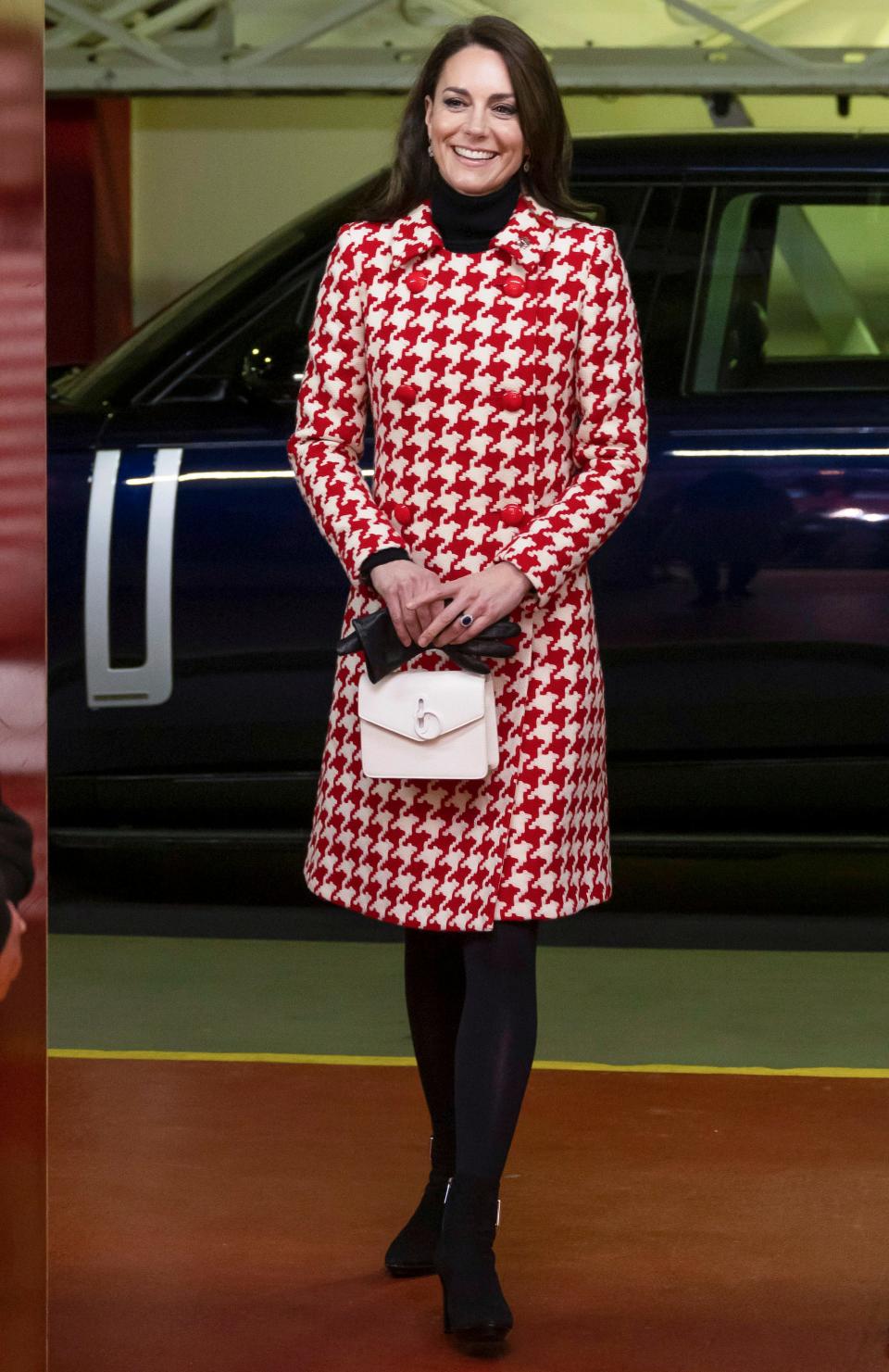 Kate Middleton attends the Wales vs England Six Nations Match in February 2023.