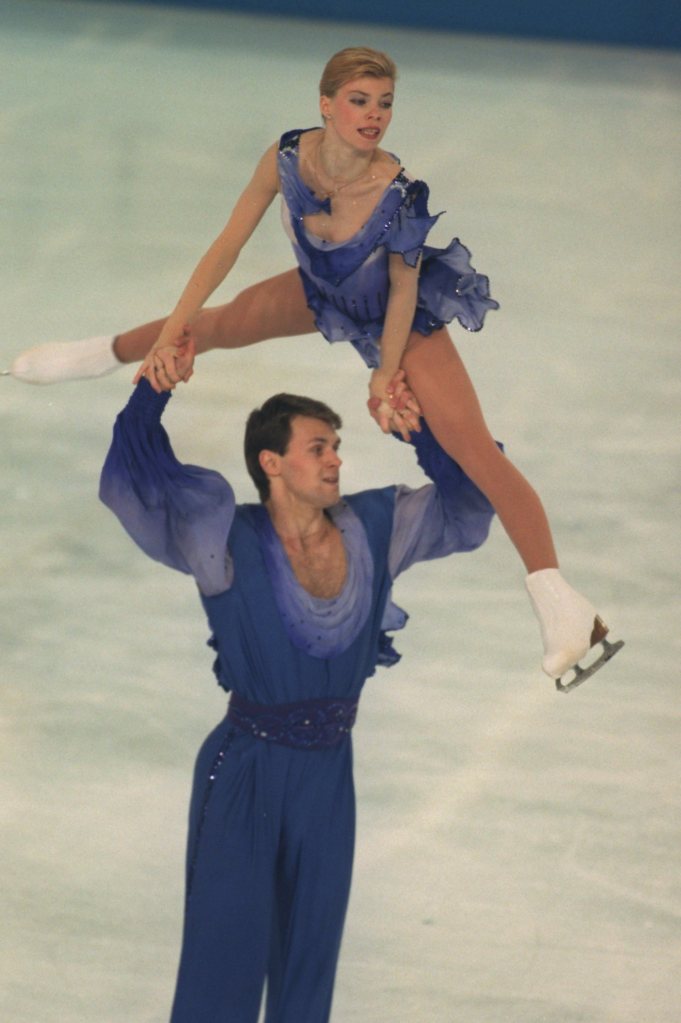 Evgenia Shishkova and Vadim Naumov in March 1995