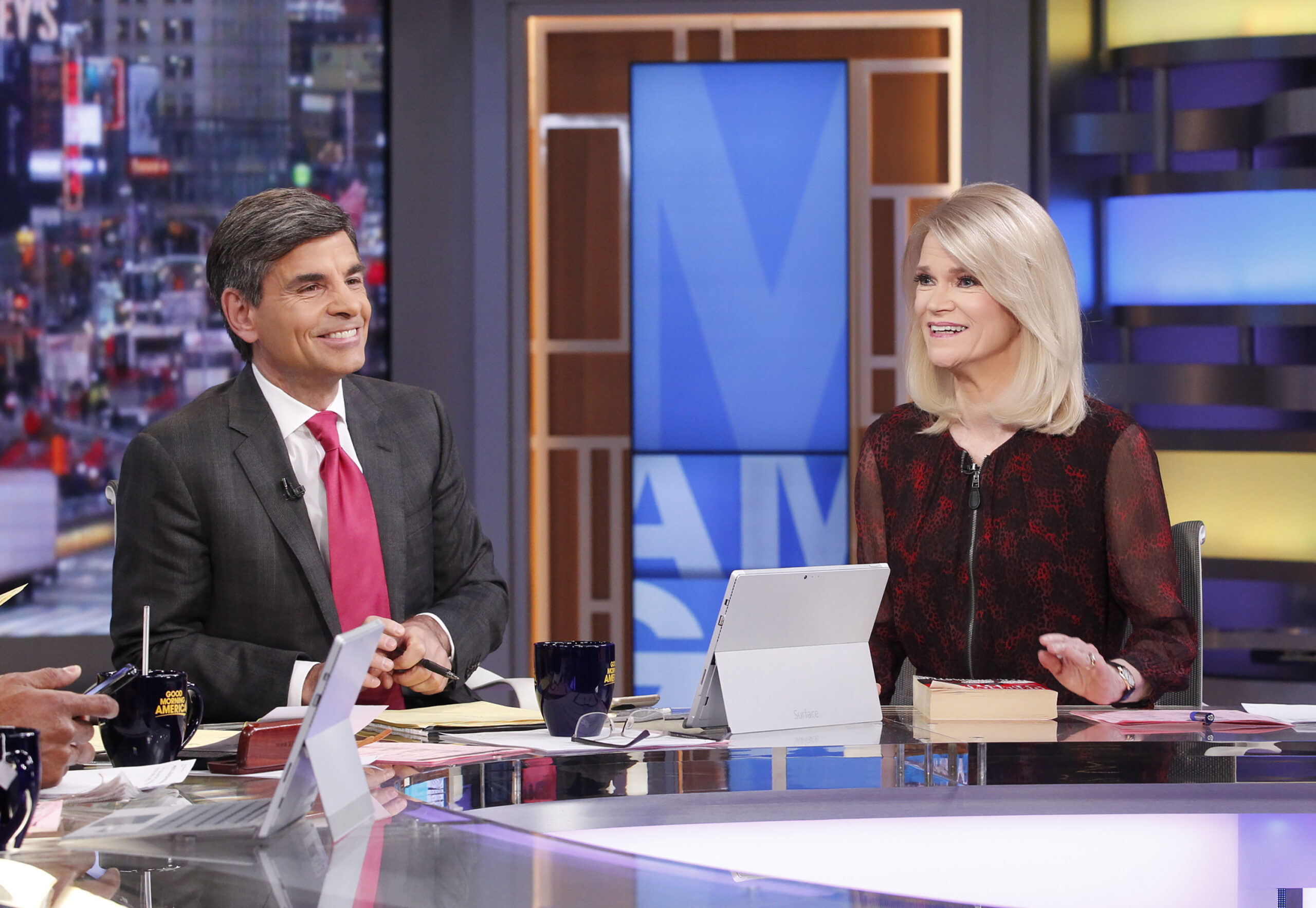 George Stephanopoulos and Martha Raddatz