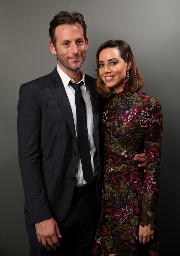 Aubrey Plaza and her husband Jeff Baena