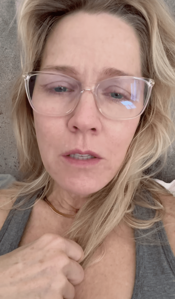 Jennie Garth speaks and cries in Instagram video