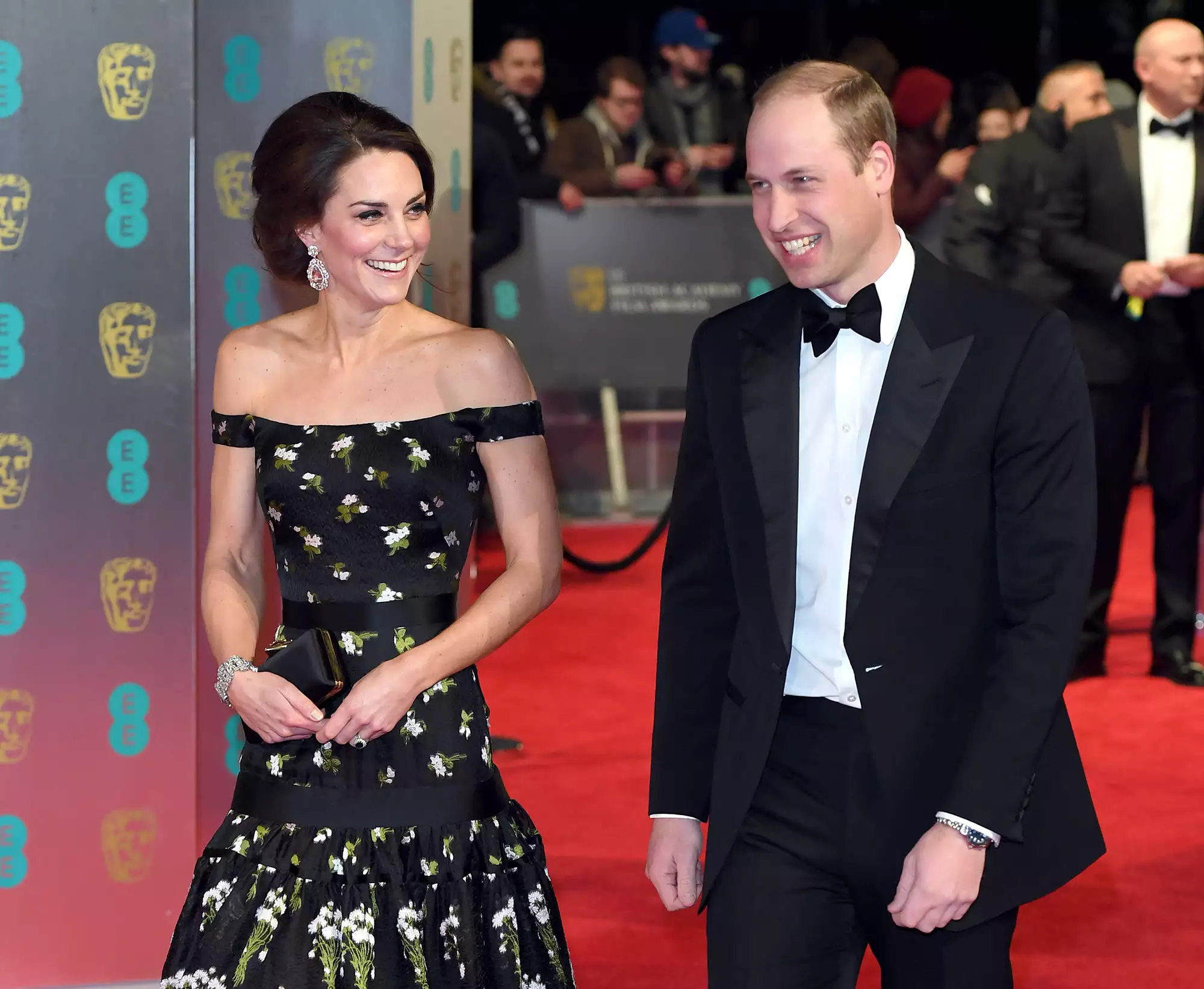 Catherine, Duchess of Cambridge and Prince William, Duke of Cambridge attend the 70th EE British Academy Film Awards (BAFTA) at the Royal Albert Hall on February 12, 2017 in London, England