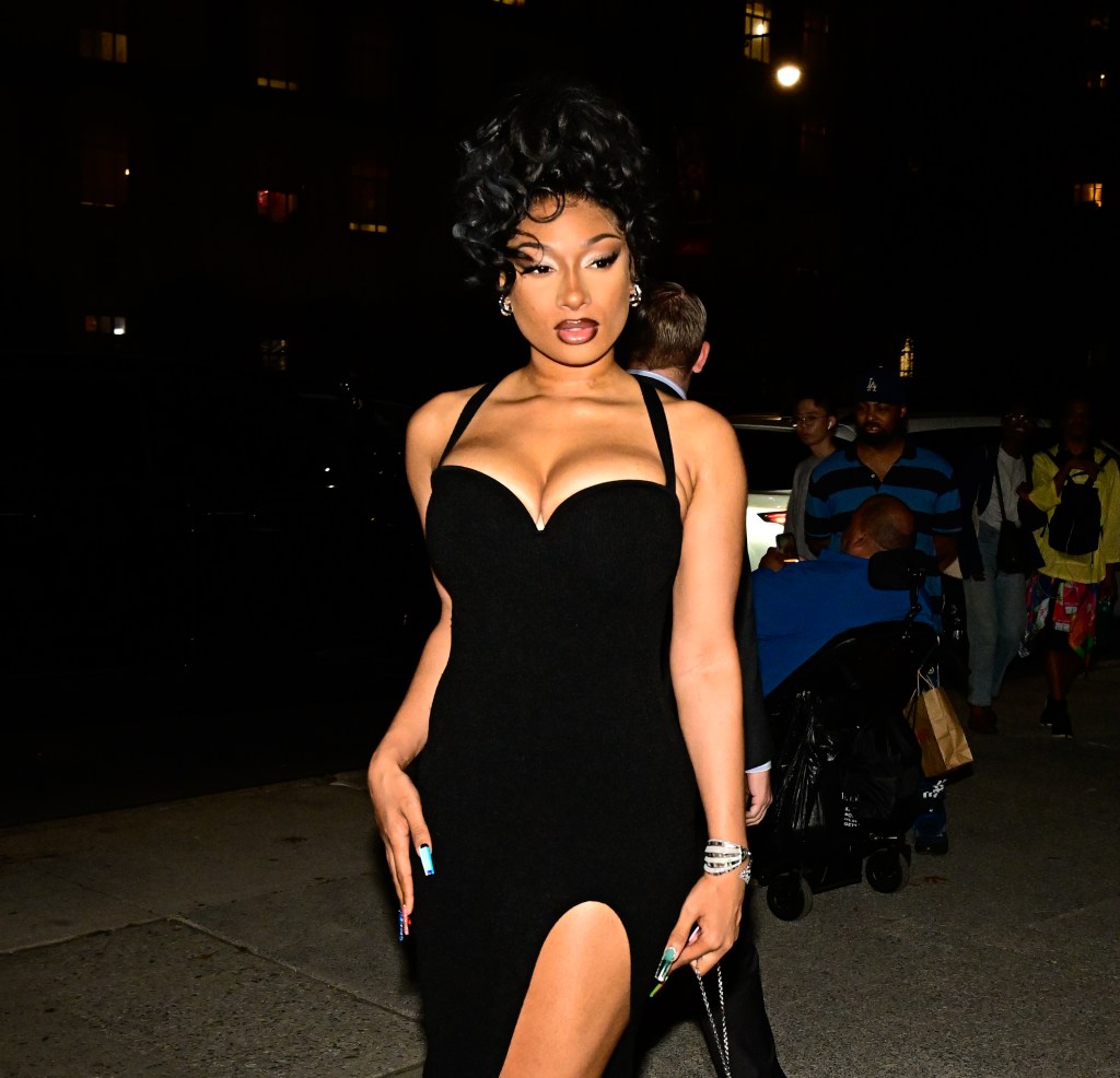 Megan Thee Stallion attends The Golden Heart Awards benefiting God's Love We Deliver at The Cathedral Church of St. John the Divine on October 21, 2024 in New York City.