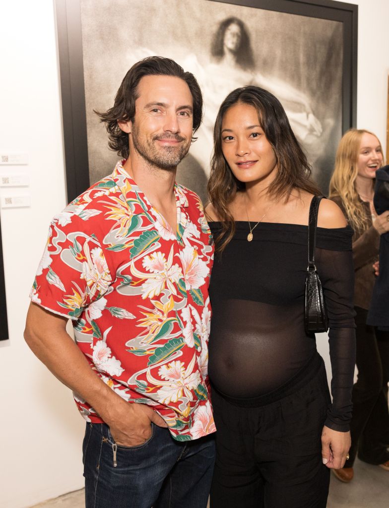 Milo Ventimiglia and his wife, Jarah Mariano