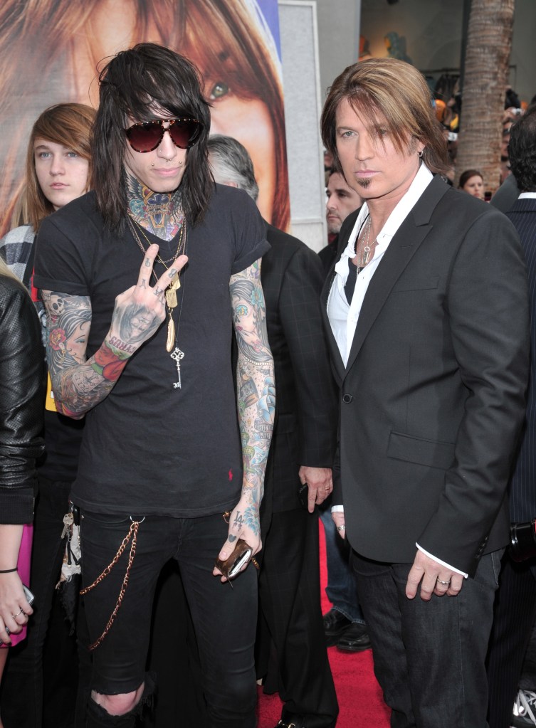 Trace Cyrus and Billy Ray Cyrus