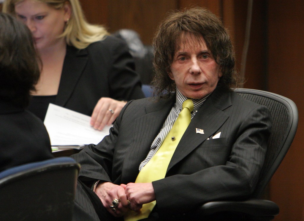 Phil Spector in court