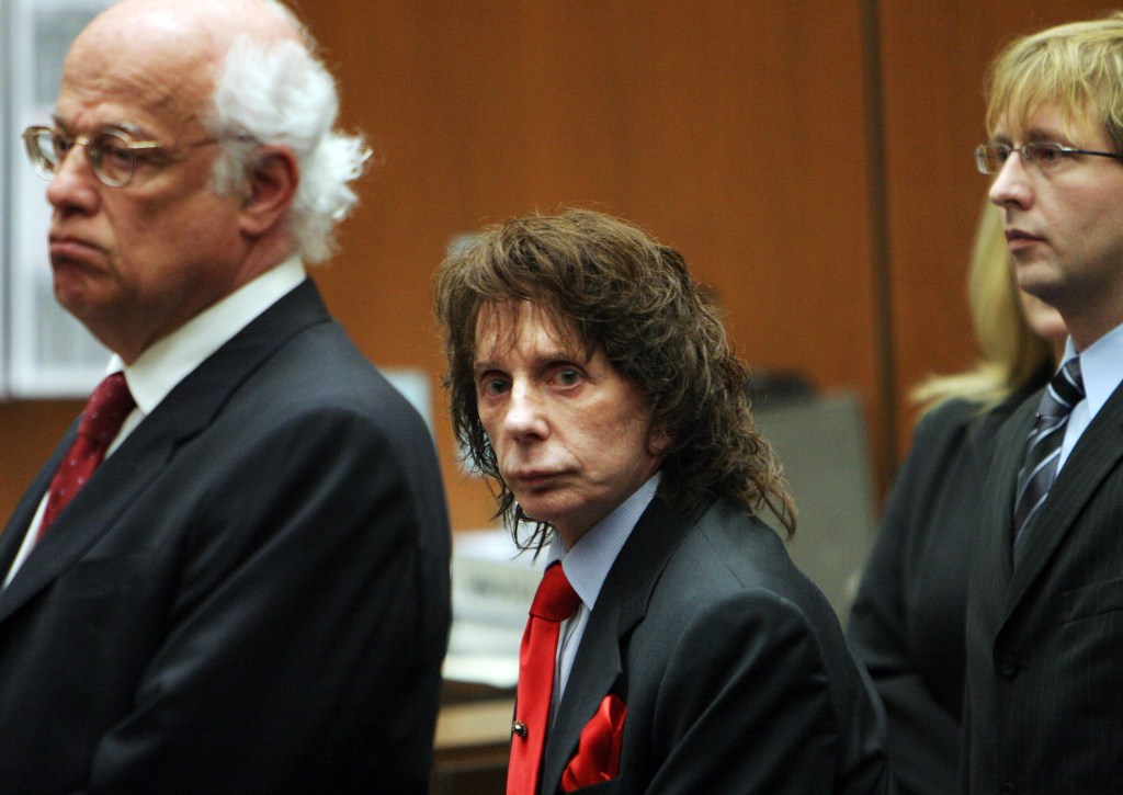 Phil Spector in court