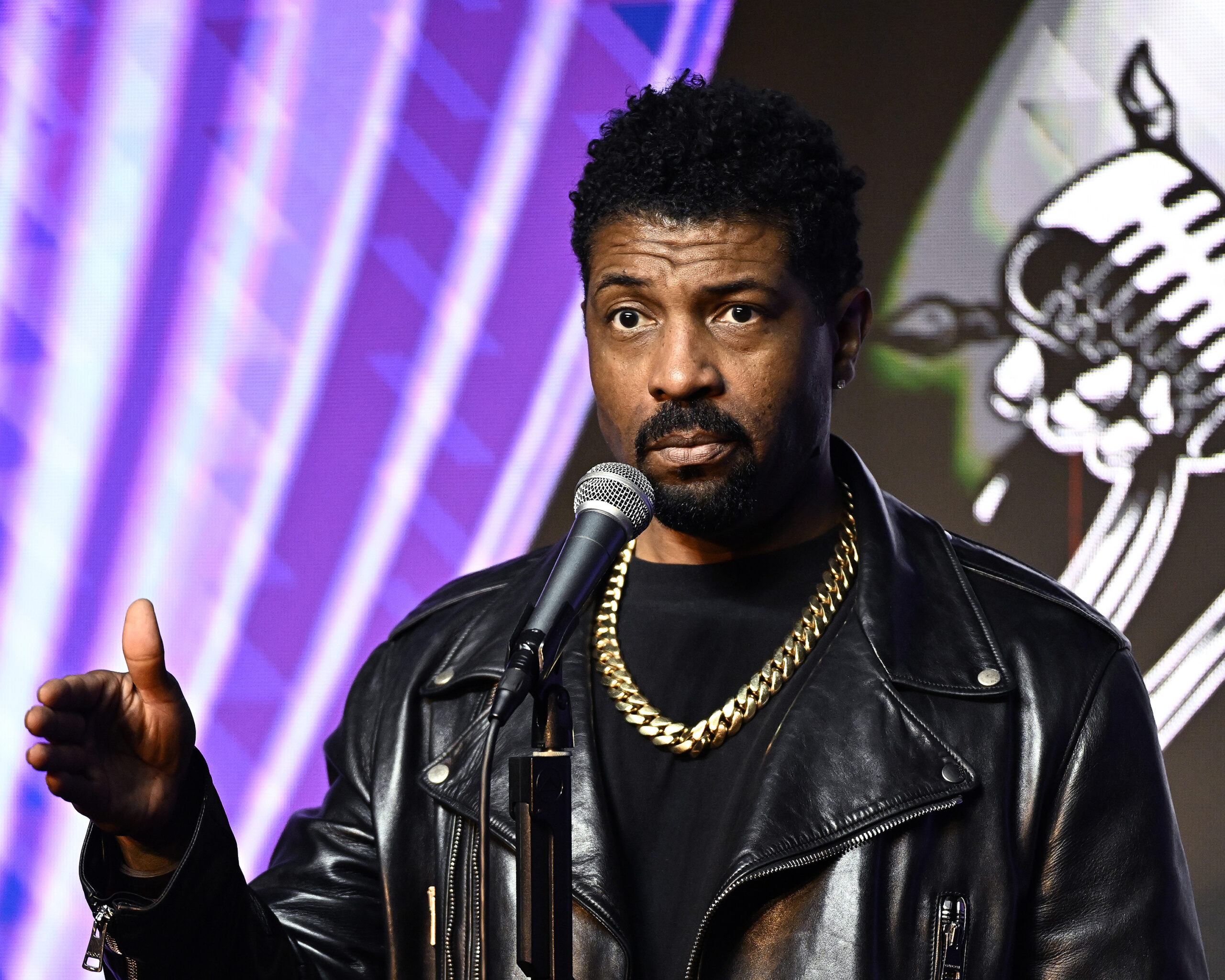 Deon Cole at The Ice House Comedy Club in October 2024.