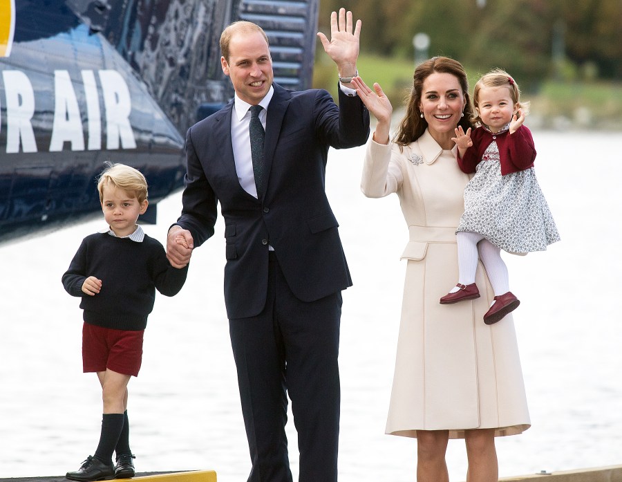 Prince George Prince William Kate Middleton Princess Charlotte