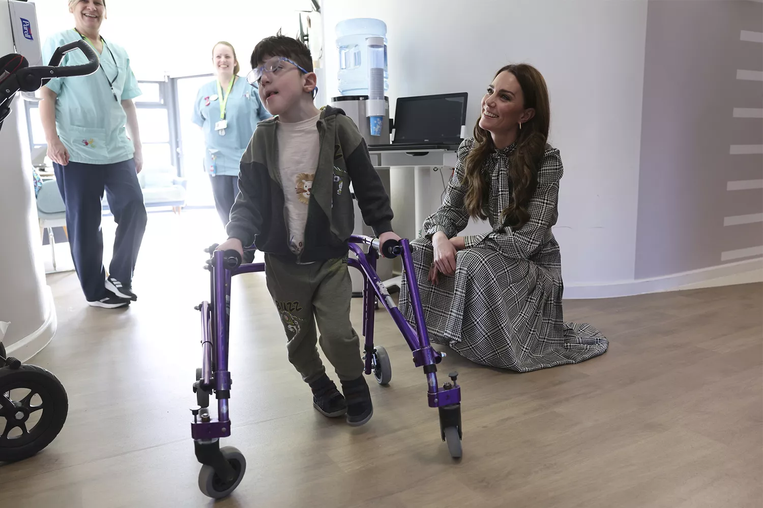 The Princess of Wales, Patron of Ty Hafan Children's Hospice, during a visit to the hospice in Sully, near Cardiff, South Wales, which supports families in Wales to ensure that children with life-shortening conditions live fulfilling lives, are supported with the compassion and specialist care that they and their family need. Picture date: Thursday January 30, 2025