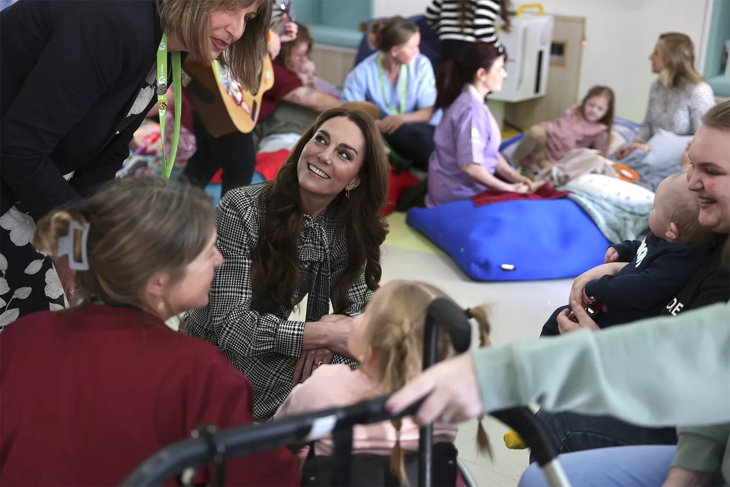 The Princess of Wales, Patron of Ty Hafan Children's Hospice, during a visit to the hospice in Sully, near Cardiff, South Wales, which supports families in Wales to ensure that children with life-shortening conditions live fulfilling lives, are supported with the compassion and specialist care that they and their family need. Picture date: Thursday January 30, 2025