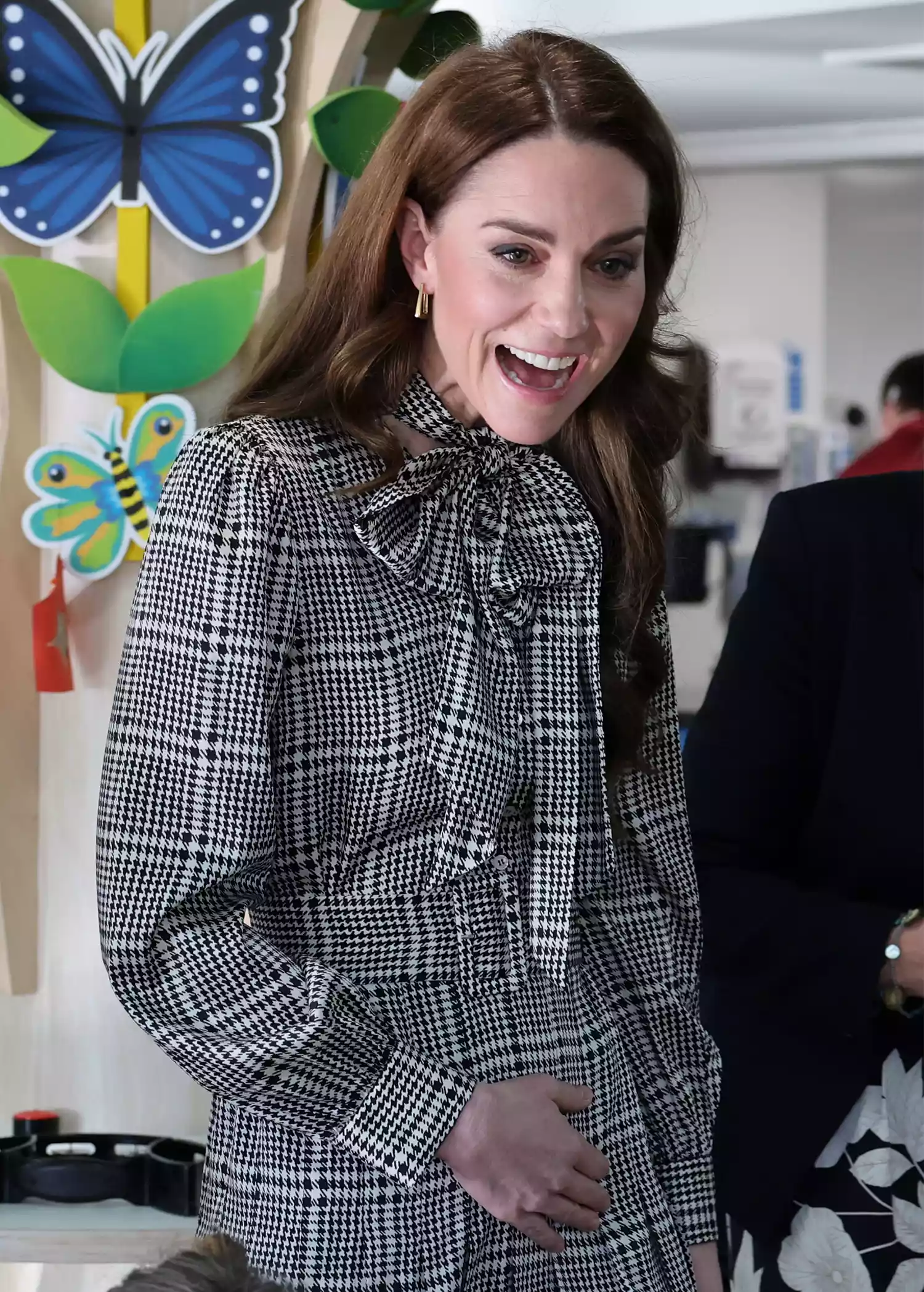 Catherine, Princess of Wales visits TA Hafan, a children's hospice based in Sully, near Cardiff, which supports families in Wales to ensure that children with life-shortening conditions live fulfilling lives, on January 30, 2025 in Sully, Wales