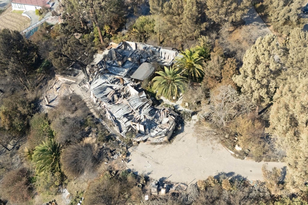 Ricki Lake's house after the Palisades fire