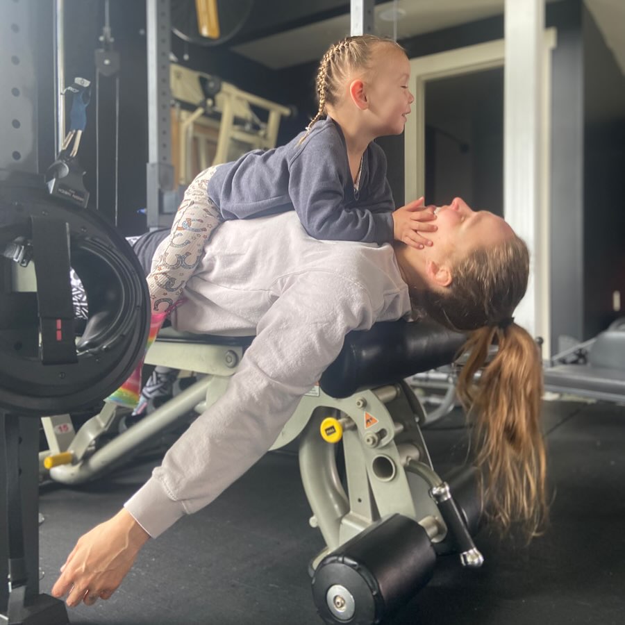 Ronda Rousey and daughter via Instagram