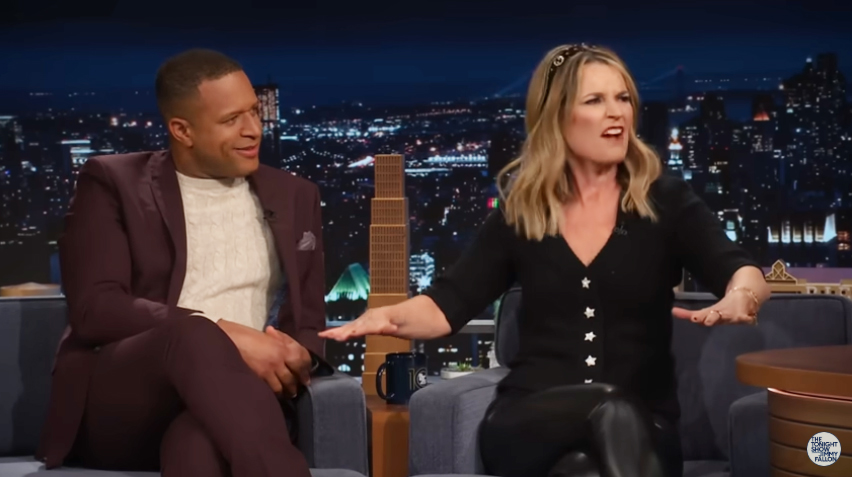 Savannah Guthrie and Craig Melvin on The Tonight Show Starring Jimmy Fallon