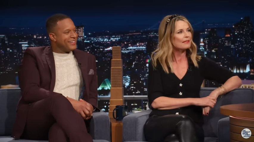 Savannah Guthrie and Craig Melvin on The Tonight Show Starring Jimmy Fallon