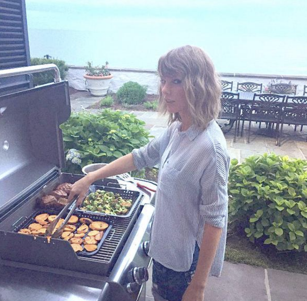 Taylor Swift at her Rhode Island home.