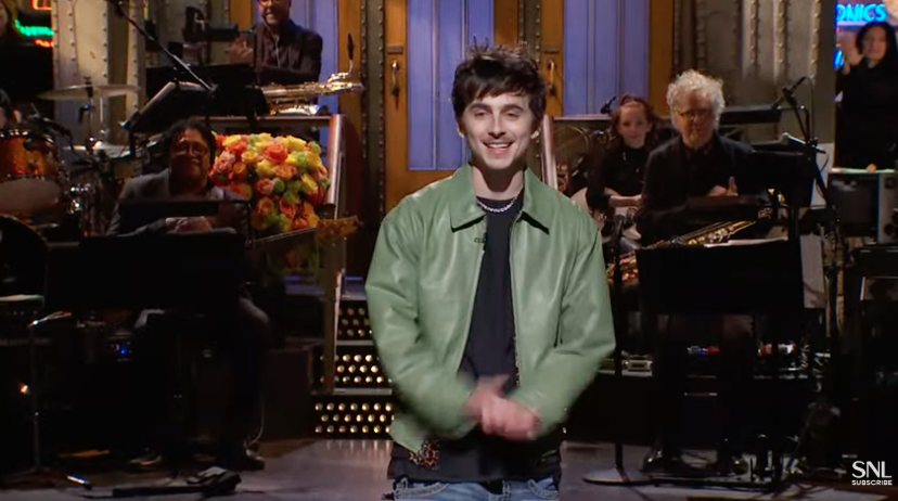 Timothée Chalamet on SNL