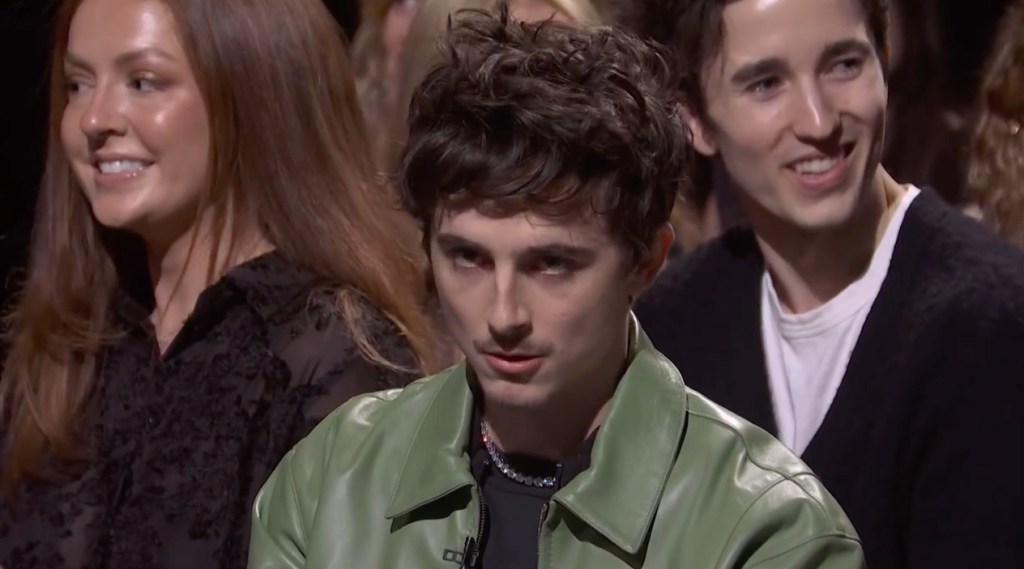 Timothée Chalamet on SNL