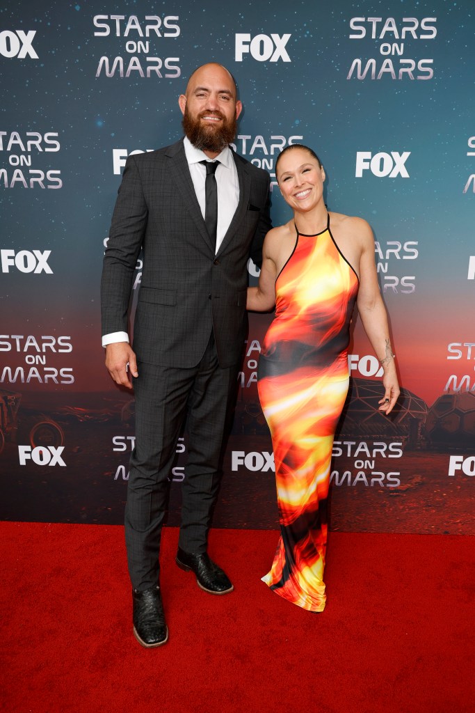 Ronda Rousey and Travis Browne via Instagram at June 2023 "Mars Bar" premiere