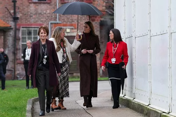 Kate's trip to the prison was part of her gradual return to duties