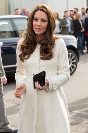 LONDON, ENGLAND - MARCH 12: Catherine, Duchess of Cambridge during an official visit to the set of Downton Abbey at Ealing Studios on March 12, 2015 in London, England. (Photo by Mark Cuthbert/UK Press via Getty Images)