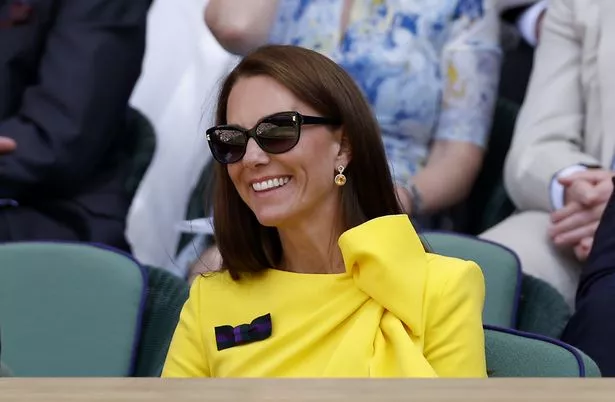 Kate during a visit to Wimbledon