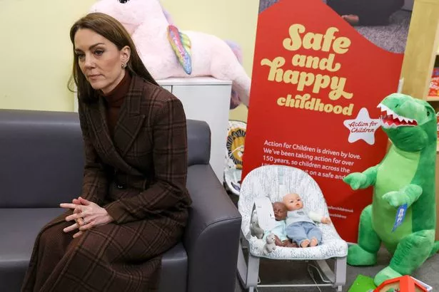 The Princess of Wales during a visit to HMP Styal in Wilmslow, Cheshire