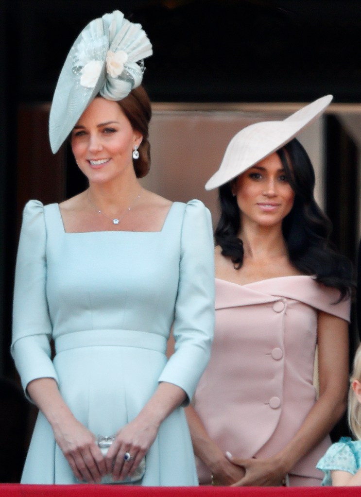 Kate Middleton and Meghan Markle in 2018.