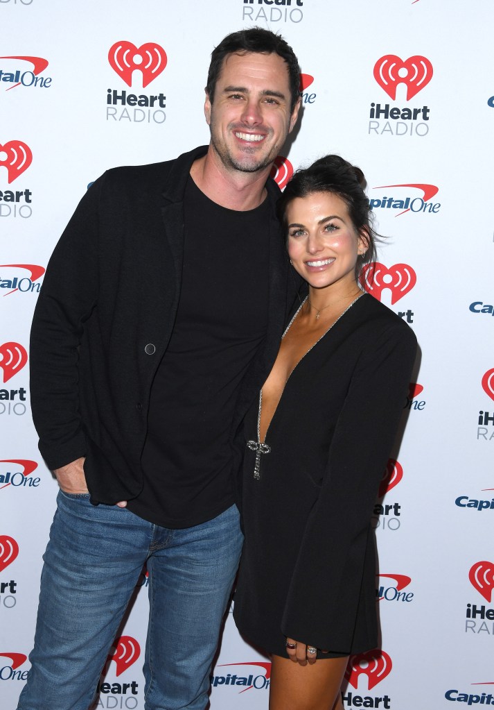 Ben Higgins and Jessica Clarke at December 2023 Jingle Ball