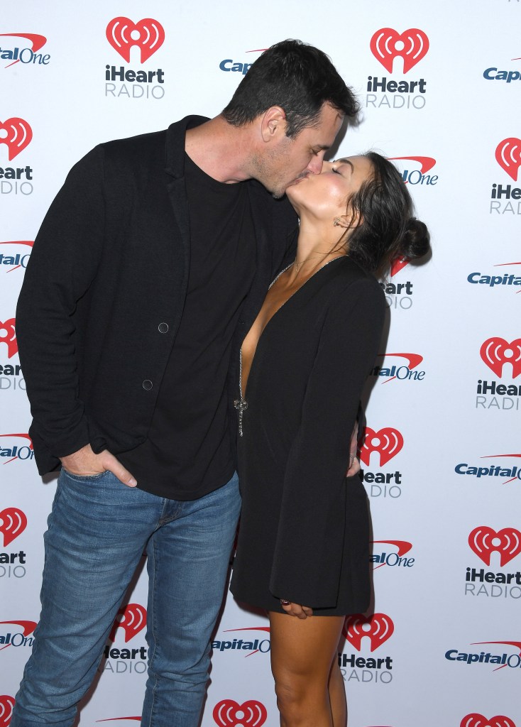 Ben Higgins and Jessica Clarke at December 2023 Jingle Ball