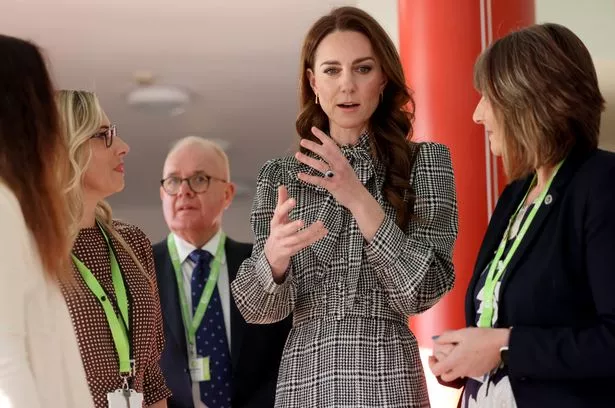 Kate during a visit to South Wales last week