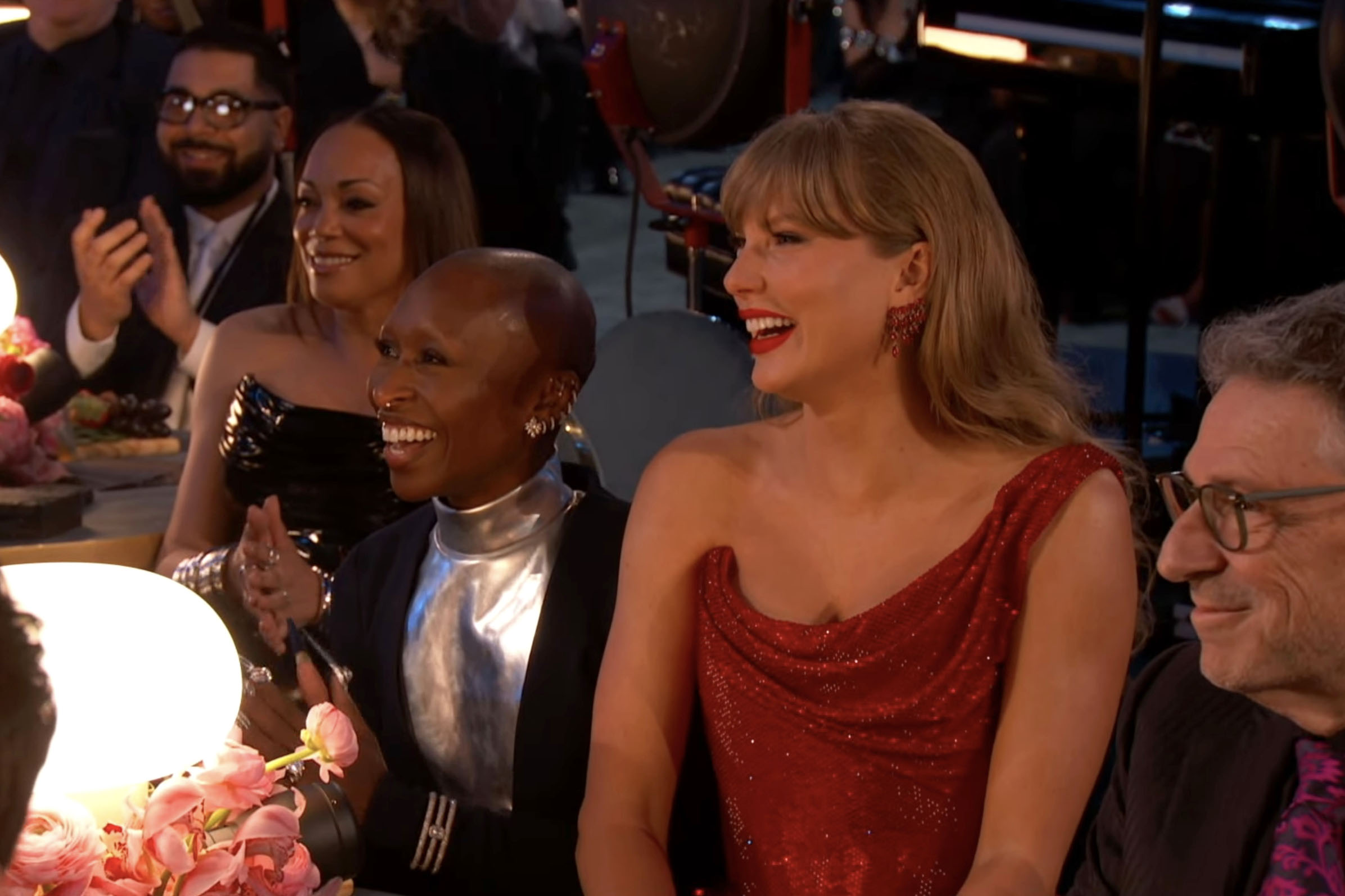 Taylor Swift and Cynthia Erivo