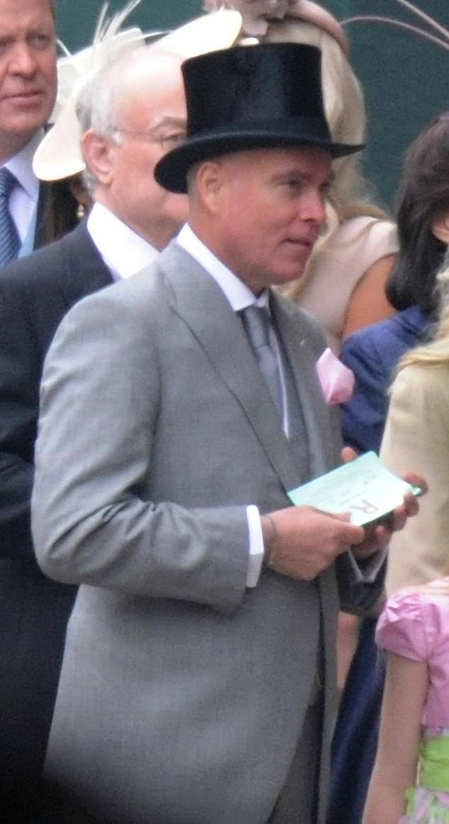 Gary at the royal wedding of Kate Middleton and Prince William in April 2011