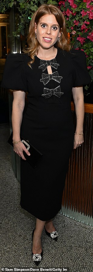 Princess Beatrice attended the Rebecca Vallance       Party, October 2024