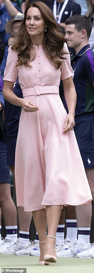 Kate at Wimbledon in the Beulah Ahana dress in 2021