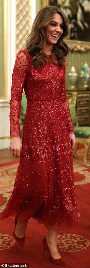 Kate attends Heads of State and Government at Buckingham Palace, January 2020