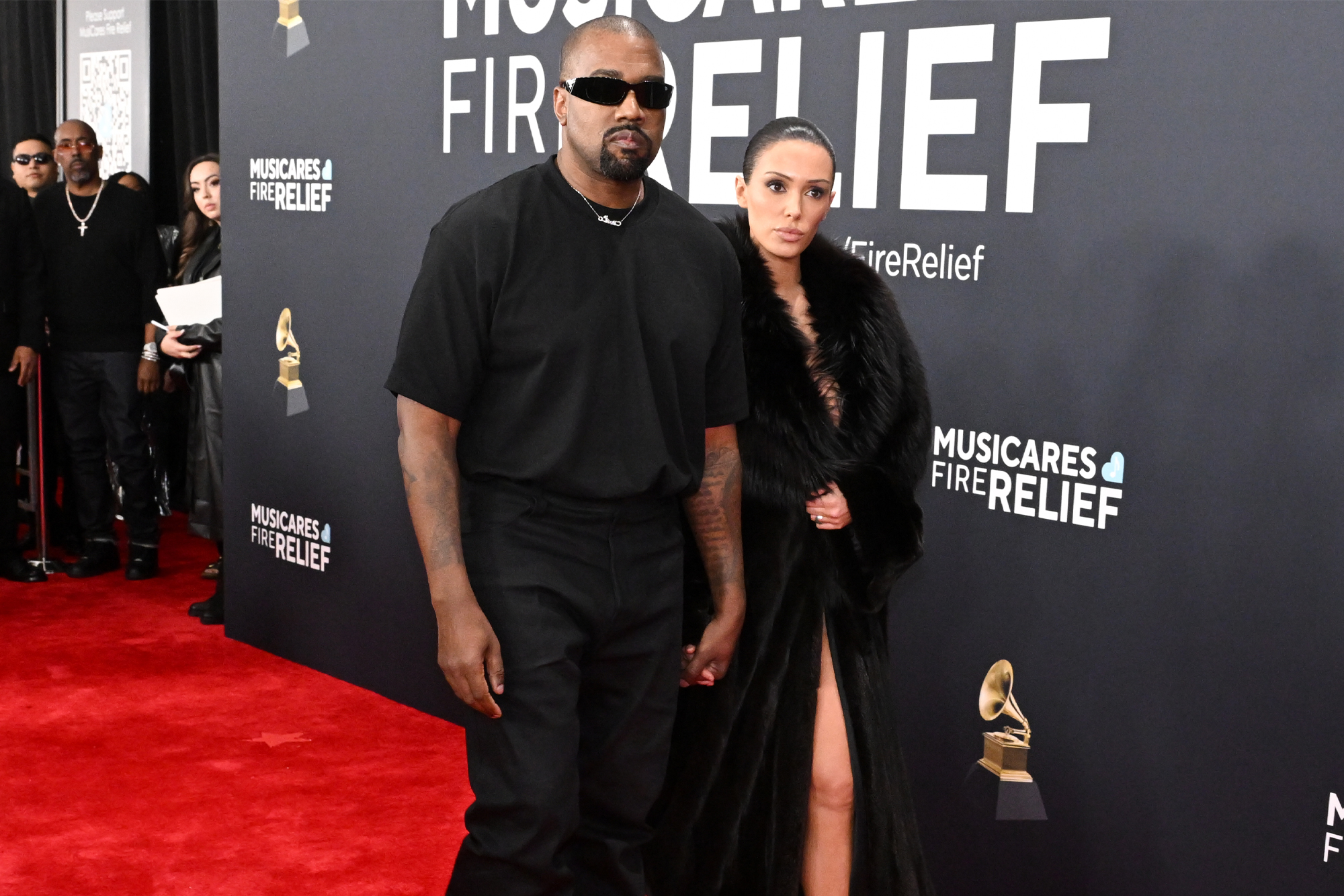 Kanye West and Bianca Censori