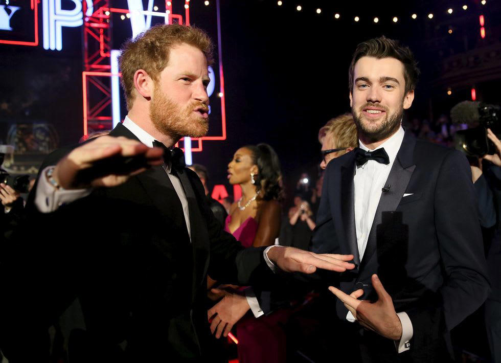 Jack Whitehall and Prince Harry