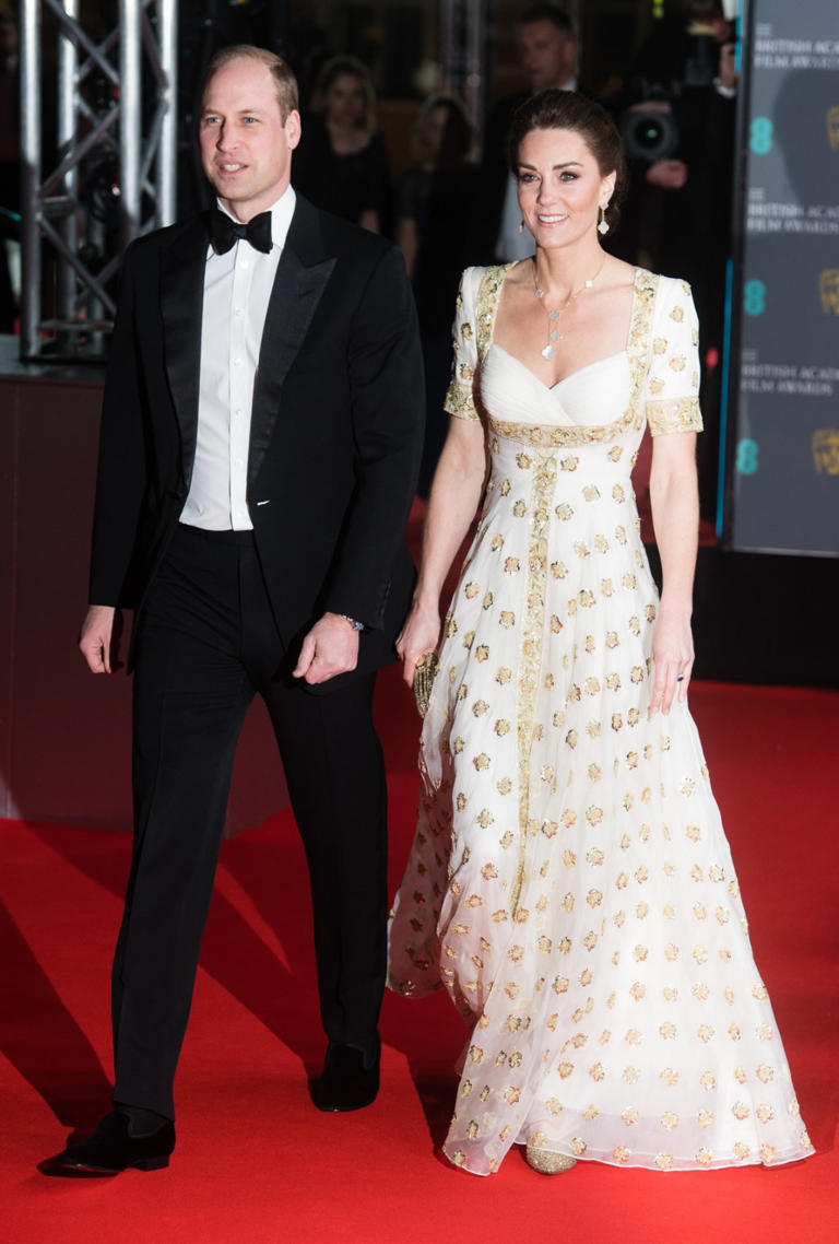 Prince William and Kate Middleton at the 2020 BAFTAs in February. Samir Hussein/WireImage